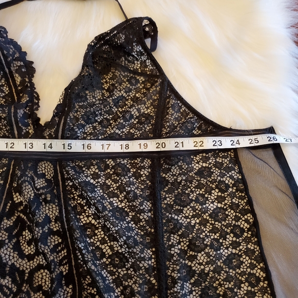 One Day Only Sale! VS black lace garter slip lingerie - Picture 16 of 16